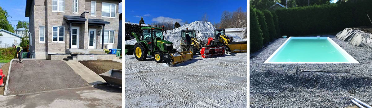 CM Gravel entrepreneur excavation Québec Lévis